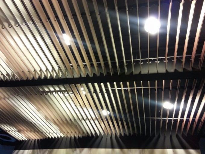 Metal Aluminum False Ceiling For Hall Easy Installation Wood
