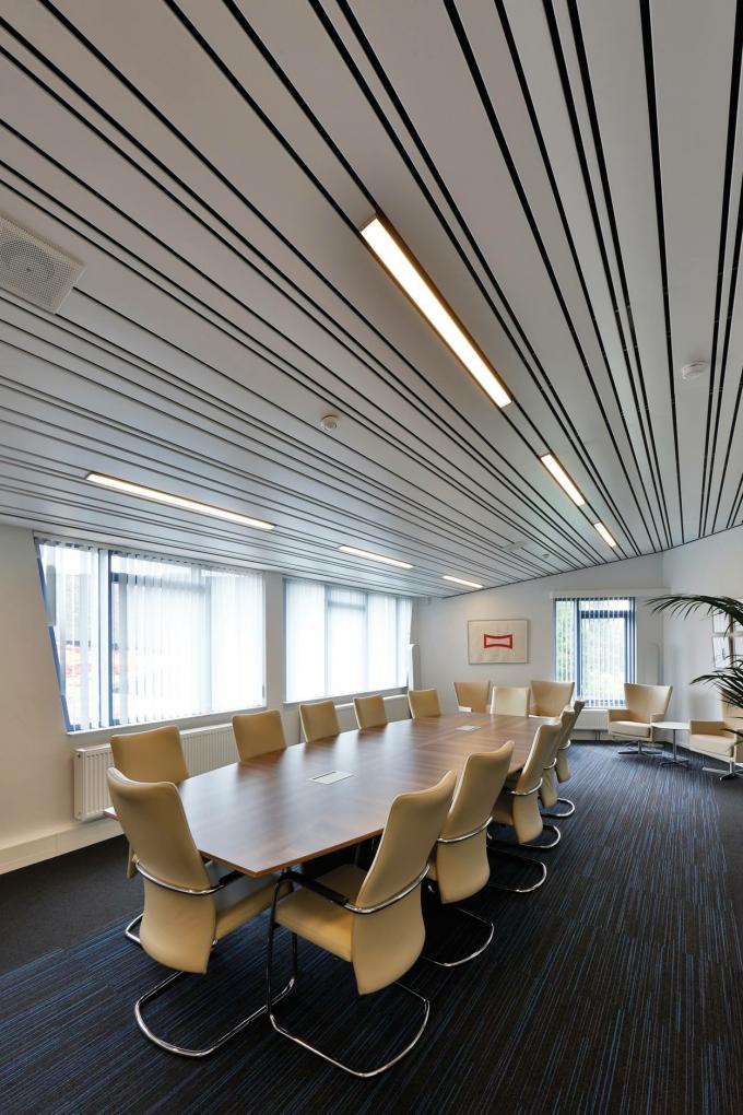 C Shaped Linear Metal Strip Ceiling False Perforated Aluminium Strip