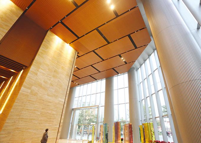 Beautiful Curved False Ceiling Aluminium Panels For Semi Exposed