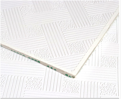 Square Beveled PVC Gypsum Ceiling Board 12mm-16mm Thickness