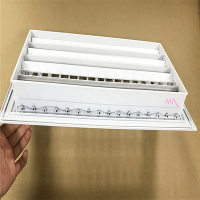 Extruded Aluminum Linear Grill Diffuser Powder Coated Rectangle