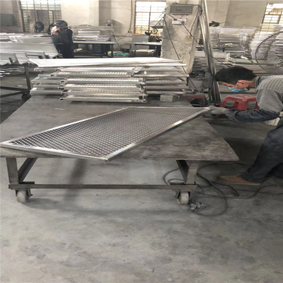 600x1200 Aluminum Mesh Fence Panels ISO9001 0.5mm-8mm Welded