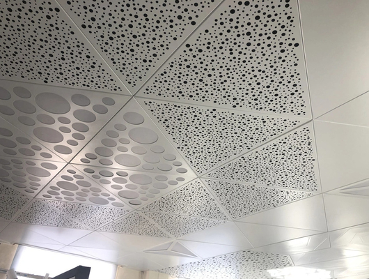 Perforated Aluminum Metal Ceiling ISO9001 For Airport Project