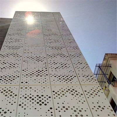 1200x1200 Metal Building Facades Perforated Galvanized Steel Facade Panels