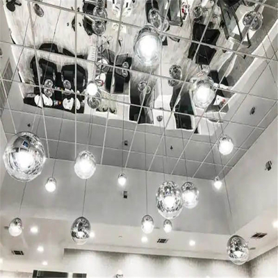 600x600 Stainless Steel Ceiling Tiles Plain Pattern Mirror Lay In Acoustical Ceiling Tile