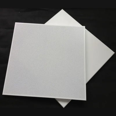 300x300mm Metal Ceiling Tiles Beveled Pattern Clip In Ceiling System