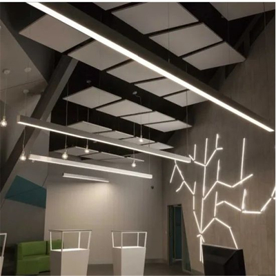 Offices 40 Watt LED Pendant Strip Light Powder Coating 2700K 4000K