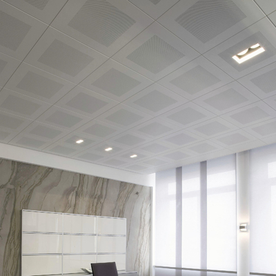 600x600 Metal Ceiling Tiles 0.4mm-1.2mm Clip In Ceiling Tiles