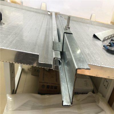 ISO9001 Suspended Ceiling Accessories Mill Finished Hook On J Type Drop Ceiling Bar