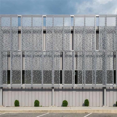 White PVDF Coating Metal Building Facades Panels 3mm Fireproof