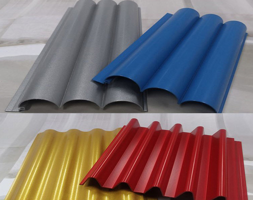 Hook On Corrugated Ceiling Tiles 2x4m Polyester Powder Coating