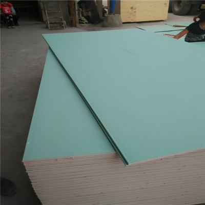 12.5mm Moisture Gypsum Board 1200x1800 Plain Pattern Green Color