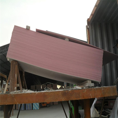 Non Perforated Fire Retardant Gypsum Board 12mm 1200x3000mm Square Edge
