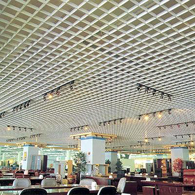 Concealed Grid Metal Ceiling Tiles 200x200mm Square Or Bevelled Edge