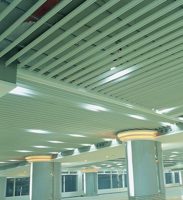 Fireproof A Screen Aluminum Metal Ceiling 200x3000mm easy clean