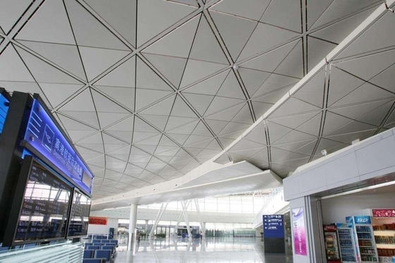 Customizable Color Aluminum Cladding Panel Ceiling For Metro Station