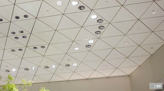 Customizable Color Aluminum Triangular Clip In Ceiling 1000x1000x1000mm
