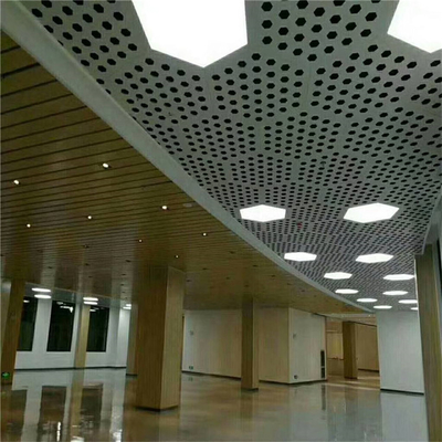 Aluminum Hexagonal Clip-In Ceiling For Convention Center Wall Decoration