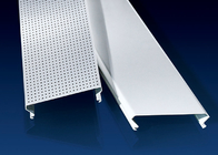 Fashionable  Aluminum Ceiling Tiles 150mm C-Shape  Excellent Extensibility On Visual Space