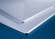 Metal  Aluminium Suspended Ceiling Systems  RAL9010 600 X 600mm 0.6~1.2mm Thick