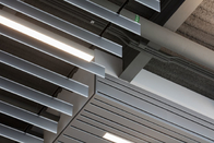 Vertical  Linear Screen Ceilings , Sound Dampening Baffle False Ceiling 0.55 ~ 0.90mm Thick