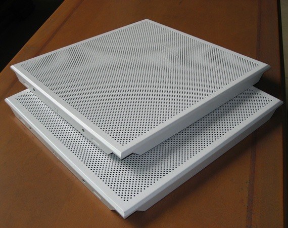 Aluminum Ceiling System 600x600MM , Perforated Aluminum Ceiling Panels