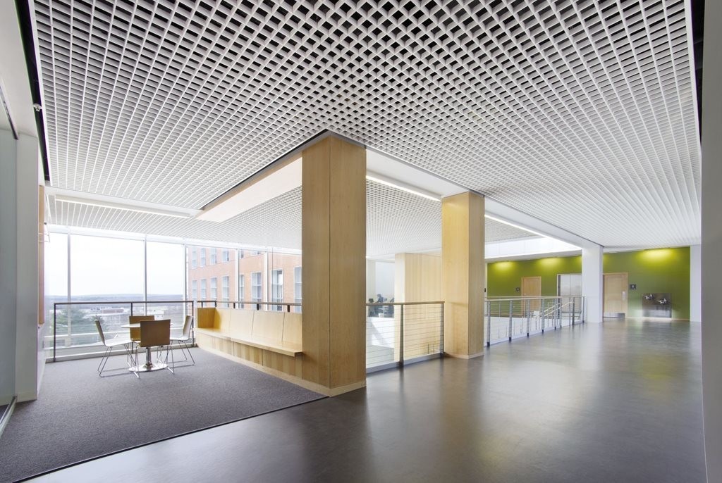 Interior Metal Aluminum Open Cell Ceiling Exhibition Hall
