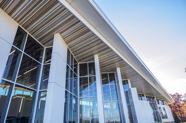 C Shaped Linear Metal Strip Ceiling False Perforated Aluminium Strip