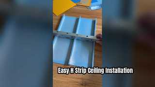H‑strip Ceiling Installation Video Script
