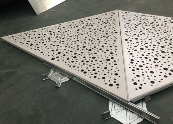 Perforated Aluminum Metal Ceiling ISO9001 For Airport Project