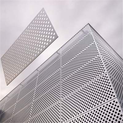 1200x1200 Metal Building Facades Perforated Galvanized Steel Facade Panels