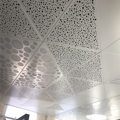 Hot sale 1200X1200X1200 Aluminum Metal Ceiling Triangular Clip In Aluminum Panel Ceiling