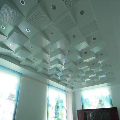 3mm Thick Metal Ceiling Design Aluminum Auditorium Ceiling Design