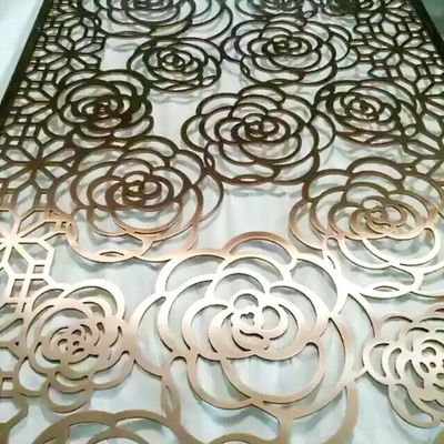 Customized Pattern Laser Cut Panel Metal PVDF Perforated Wall Panel