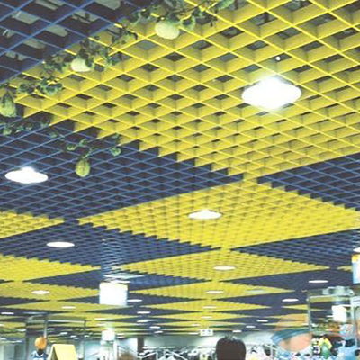 ISO9001 Open Cell Grid Ceiling Powder Coated 150x150 Fireproof Ceiling Panels