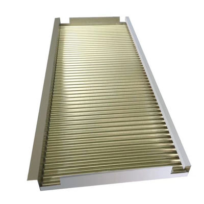 600X600 Corrugated Metal Ceiling Tiles 6mm Sound Absorbing Ceiling Panels