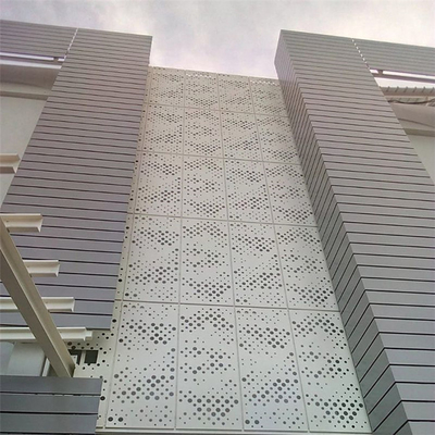 1000x1000 Metal Building Facades Exterior Perforated Aluminium Panels Facade