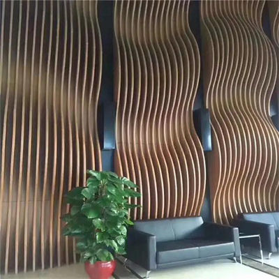 Extruded Acoustic Baffle Panels 5000mm Finished 6063 Aluminum