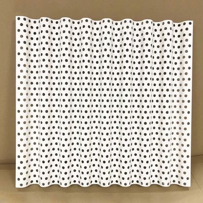 Sound Insulation Corrugated Metal Ceiling Panels Perforated Corrugated Panel 30mm