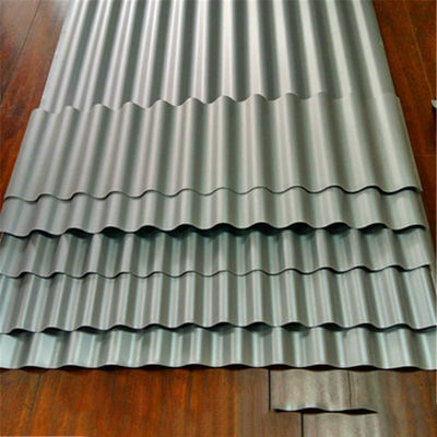 Customized Aluminum Corrugated Metal Ceiling 2mm Thickness Non Perforated