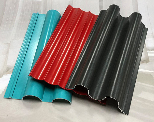 1000x1000 Corrugated Ceiling Panel 8mm Thick Powder Coating Corrugated Aluminum Ceiling