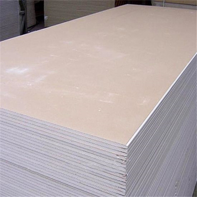 1200x2400 Plasterboard Gypsum Board Plain Pattern Covered Edge