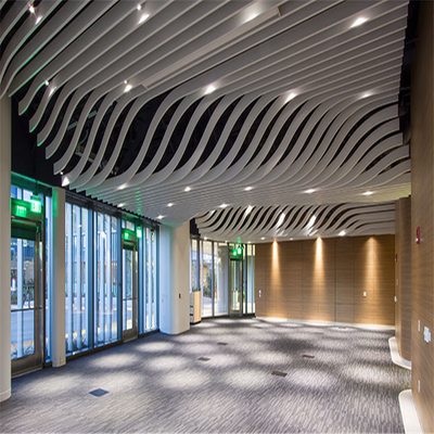 Metal Ceiling Design Wave Baffles Acoustical Ceiling Baffles