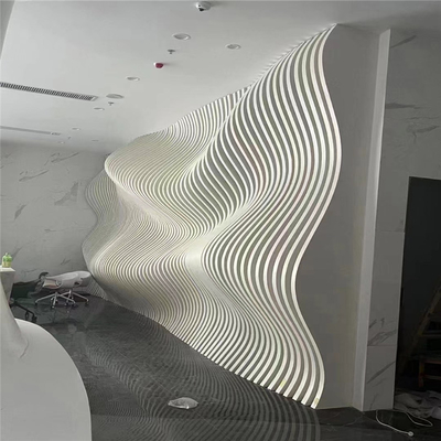 2.85mm Thickness Metal Ceiling Design Acoustical Ceiling Baffles Wave Like Ceilings