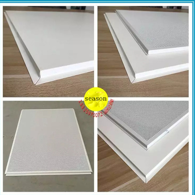 300x300mm Punching Gusset Plate Metal Ceiling Tiles For Office Building
