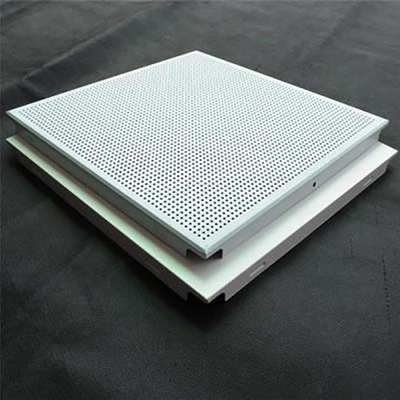 Perforated Aluminum Ceiling Panels 500x500mm PE Coating