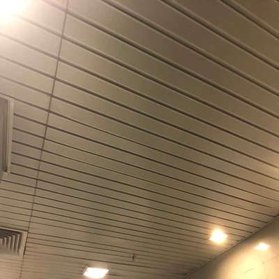 0.4mm G Strip Aluminum Metal Ceiling Simple Structure Easy Installation
