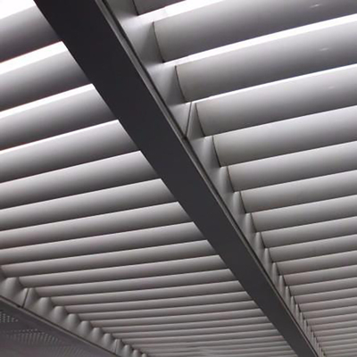 Modern Sunshade Vertical Aluminium Sun Louver For Building Decorative