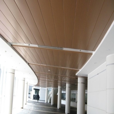 600mm Width Aluminum Metal Ceiling S Strip For Shopping Mall