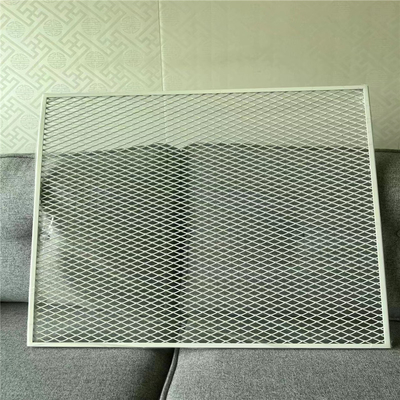 595x595mm Aluminum Metal Ceiling Lay On Screen Mesh Panel